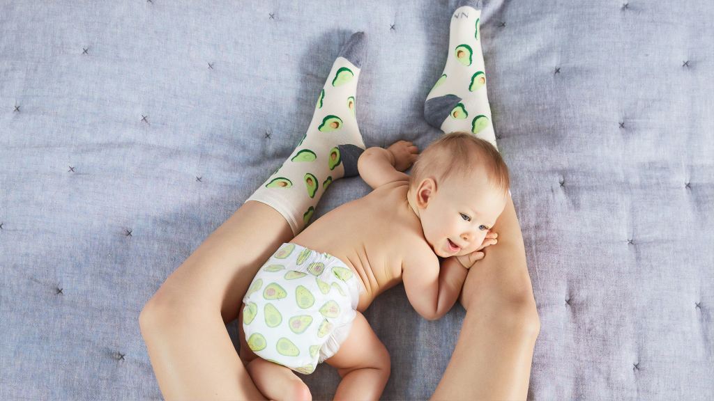 A newborn baby asleep